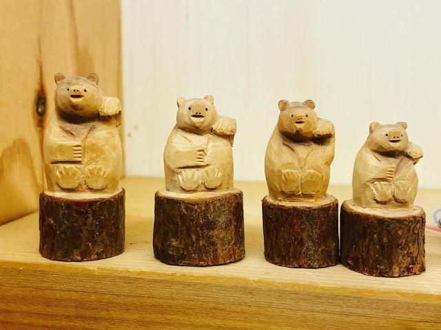木彫り熊と本の店 kodamado - 冬眠あけのクマまつり 2023年6月10日〜22
